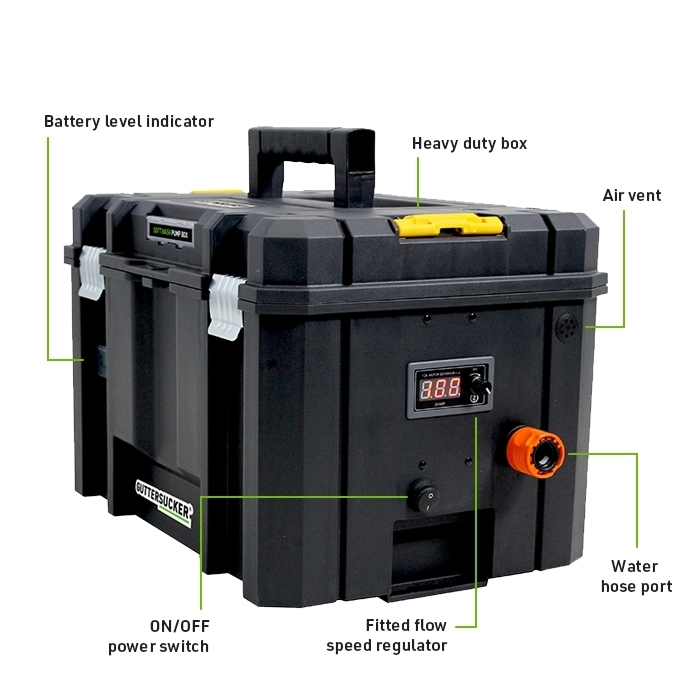 Guttersucker® Soft Wash Pump Box