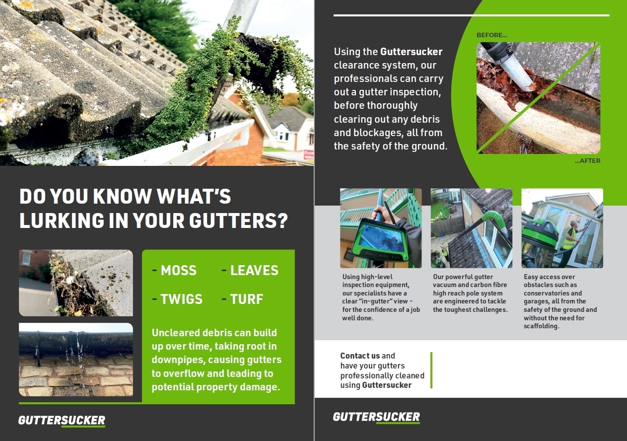 A5 Gutter Cleaning Leaflets - Image 3